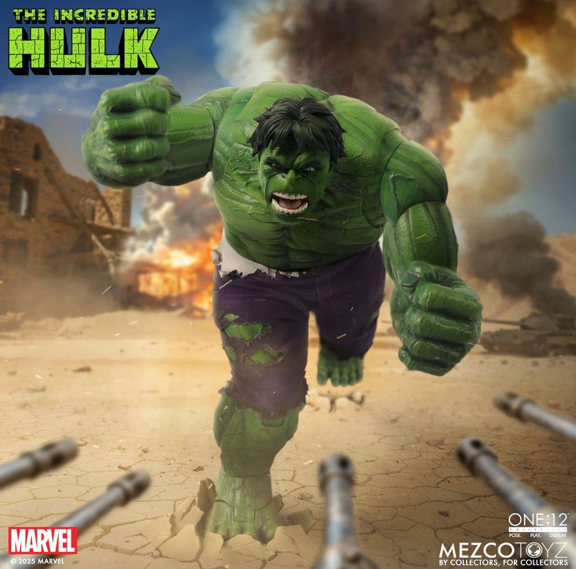 (Arriving Soon!) Marvel One:12 Collective Incredible Hulk Action Figure by Mezco