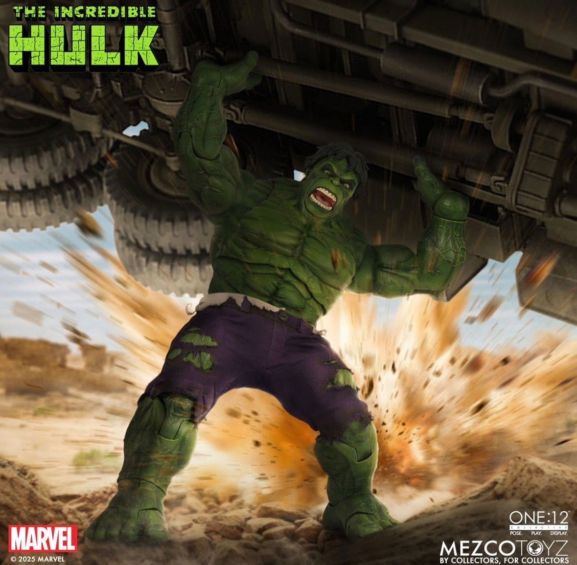 (Arriving Soon!) Marvel One:12 Collective Incredible Hulk Action Figure by Mezco